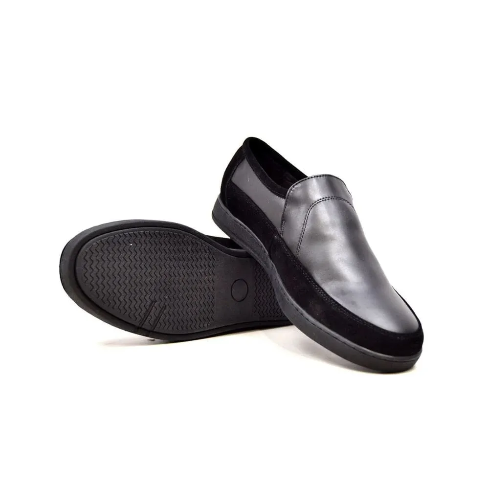 British Walkers Norwich Bally Style Men's Slip On Leather Shoes