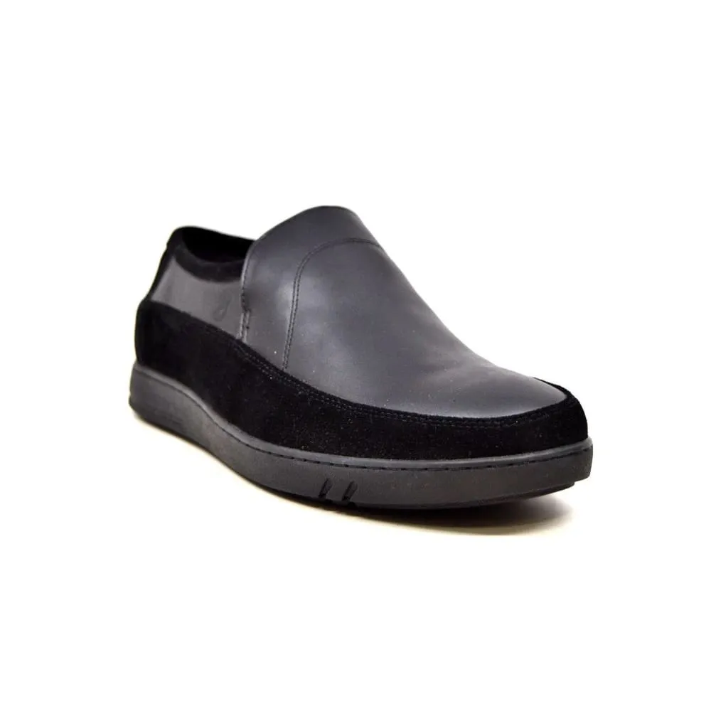 British Walkers Norwich Bally Style Men's Slip On Leather Shoes