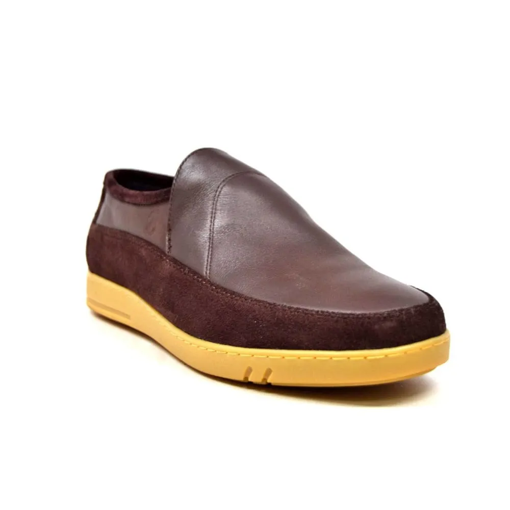 British Walkers Norwich Bally Style Men's Slip On Leather Shoes