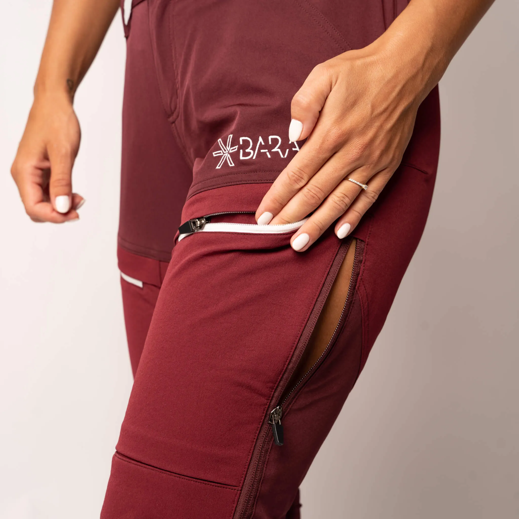 Burgundy Wilderness Hiking Pants