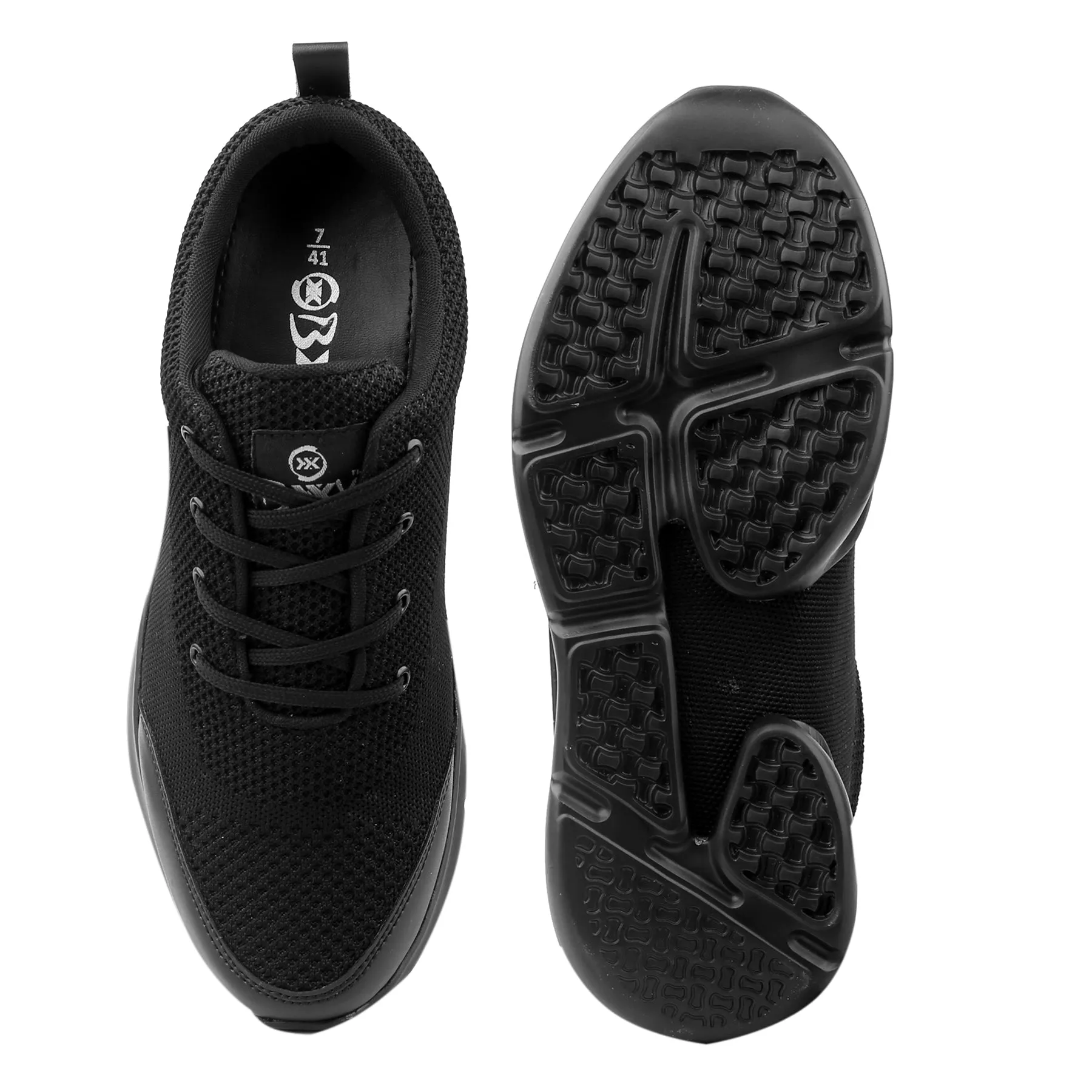 Bxxy Men's 3 Inch Hidden Height Increasing Stylish Casual Sports Lace-Up Shoes