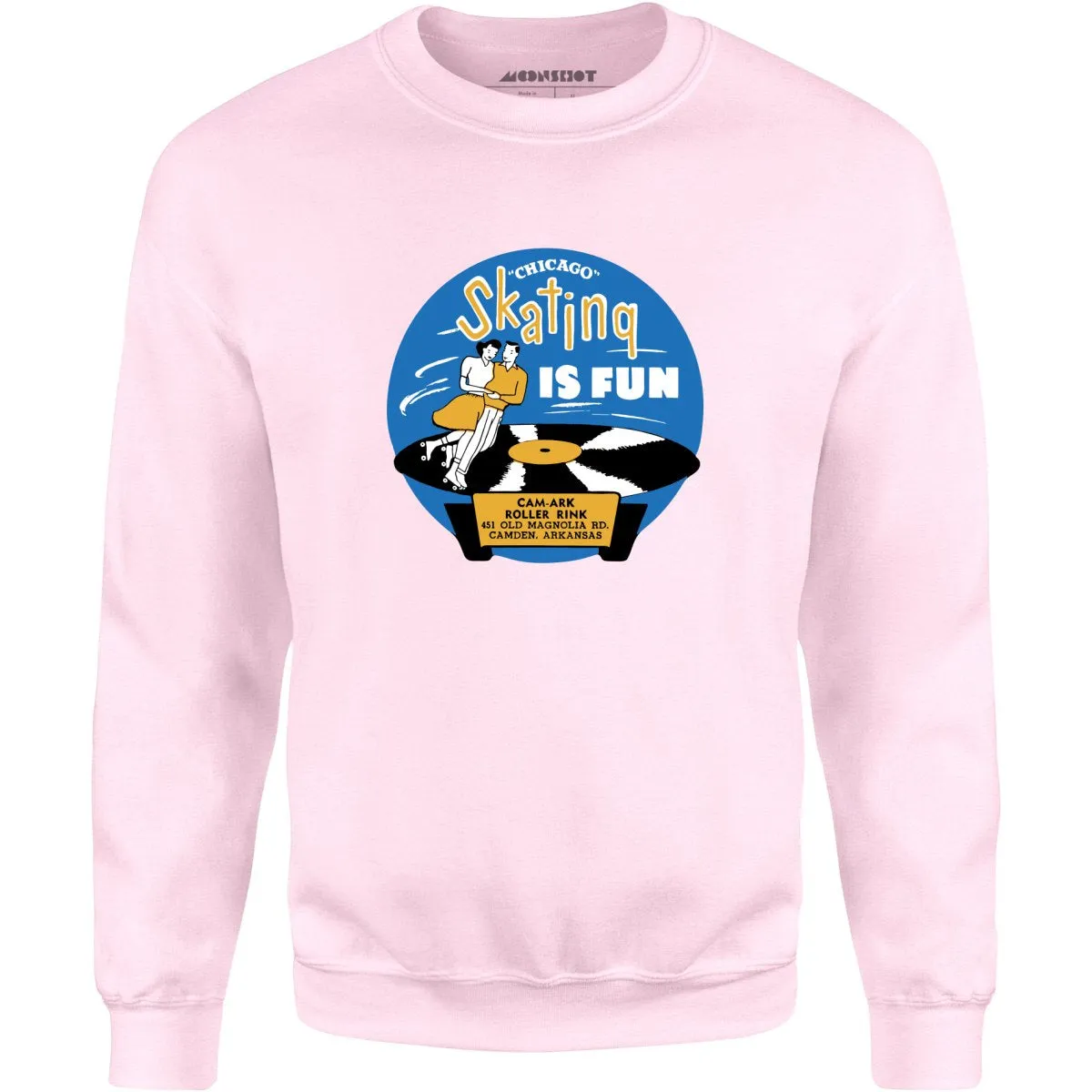 Cam-Ark Roller Rink - Camden, AR - Vintage Roller Rink - Unisex Sweatshirt