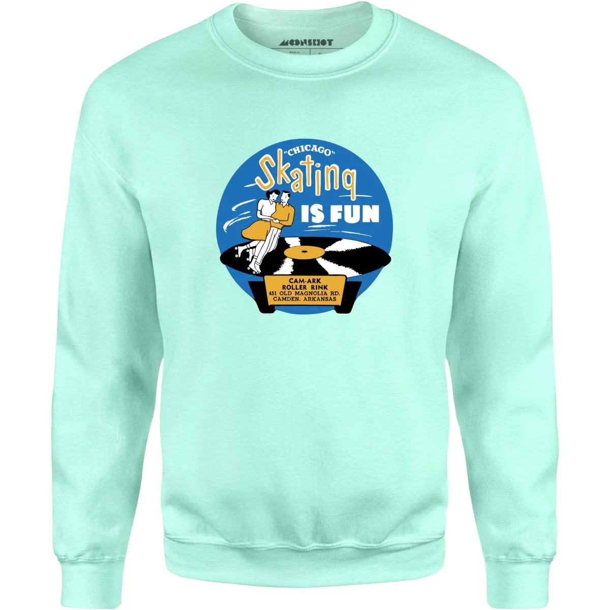 Cam-Ark Roller Rink - Camden, AR - Vintage Roller Rink - Unisex Sweatshirt