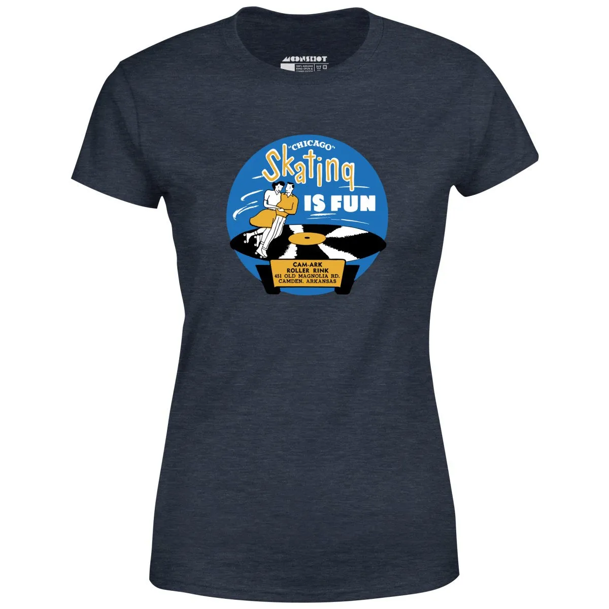 Cam-Ark Roller Rink - Camden, AR - Vintage Roller Rink - Women's T-Shirt