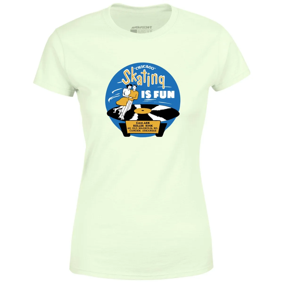 Cam-Ark Roller Rink - Camden, AR - Vintage Roller Rink - Women's T-Shirt