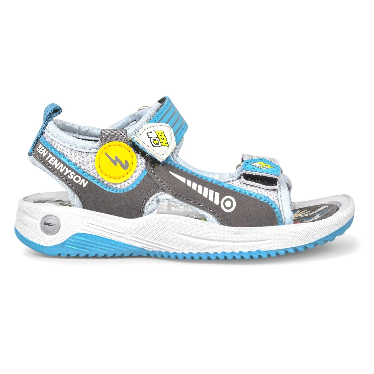 Campus Kid's SL-522 Outdoor Sandal L.GRY/D.GRY 13- UK/India