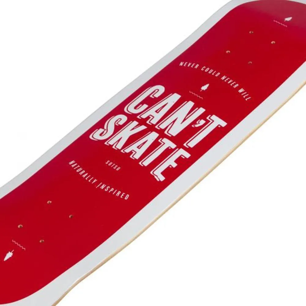 Can't Skate Graphic Bamboo Skateboard