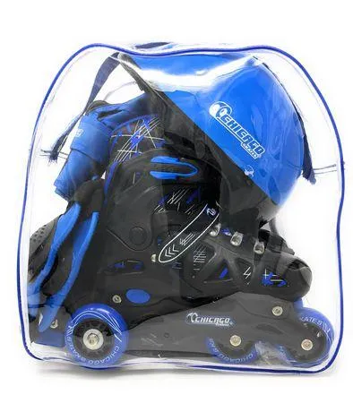 Chicago Skates - Adjustable Rollerblade Combo Set