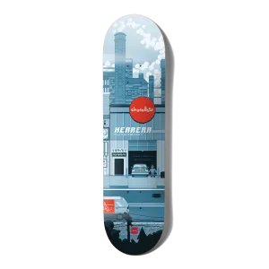 Chocolate Skateboard Deck Pixel City Erik Herrera 8.5"