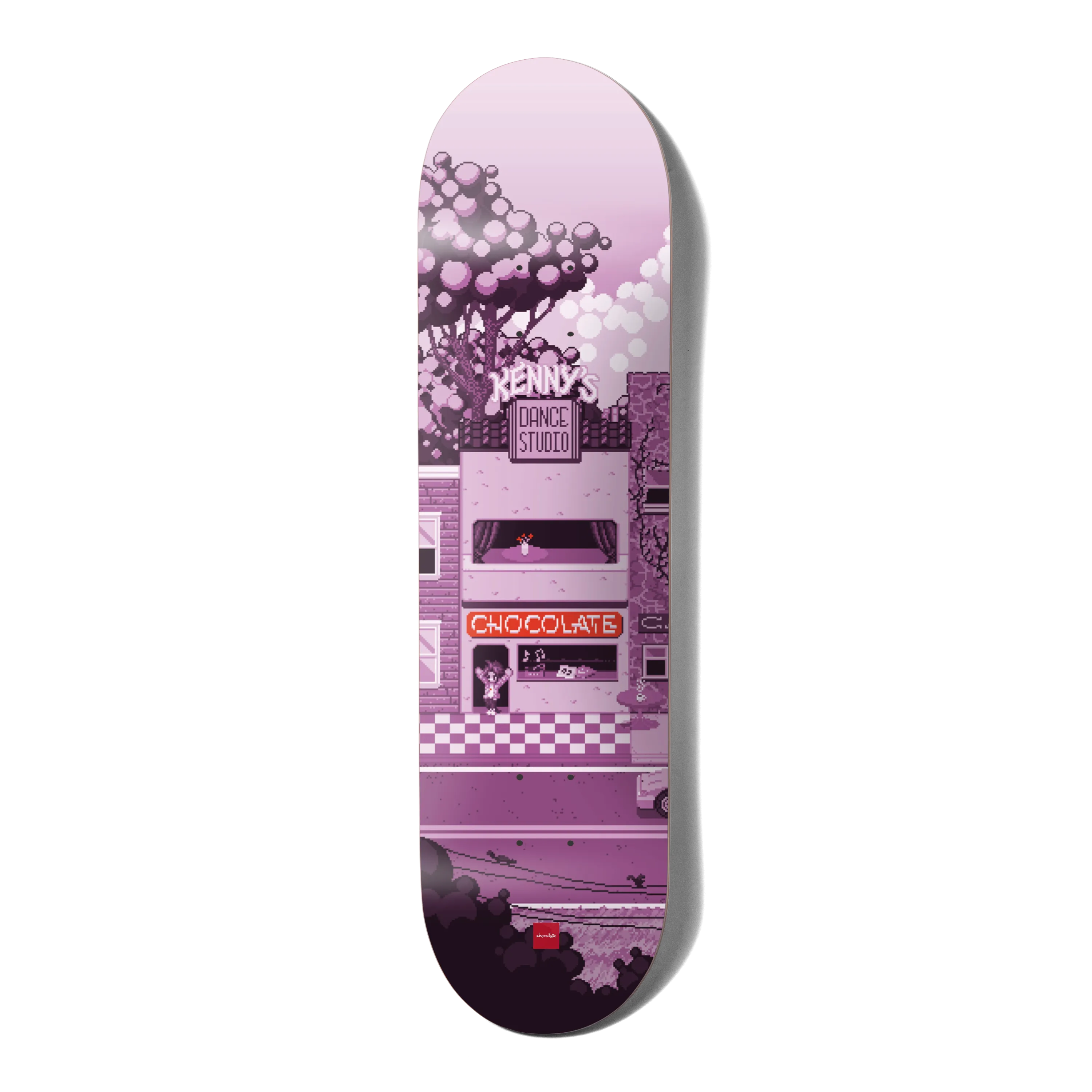 Chocolate Skateboard Deck Pixel City Kenny Anderson Twin Tip 8.25"