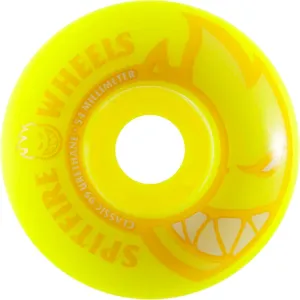 Classic Bigheads Neon Yellow 54mm 99a Skateboard Wheels