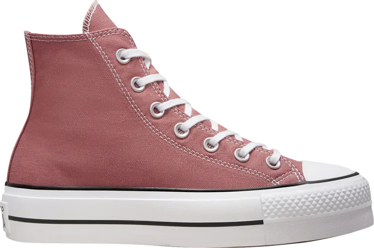 Converse Wmns Chuck Taylor All Star Lift Platform High Saddle Sneakers, Pink