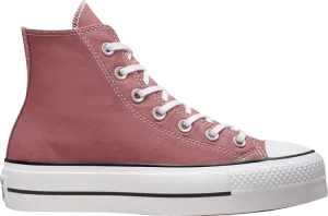 Converse Wmns Chuck Taylor All Star Lift Platform High Saddle Sneakers, Pink