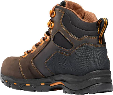 'Danner' Men's 4.5" Vicious Met Guard EH WP Comp Toe - Brown / Orange