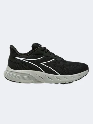 Diadora Passo 4 Women Running Shoes Black/White/Silver