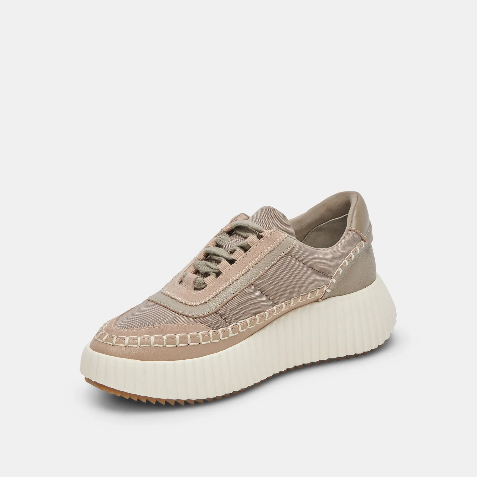 DOLEN NYLON SNEAKERS DK TAUPE NYLON