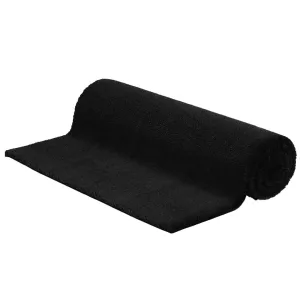 Door Mat Black 80x100 cm Tufted Coir