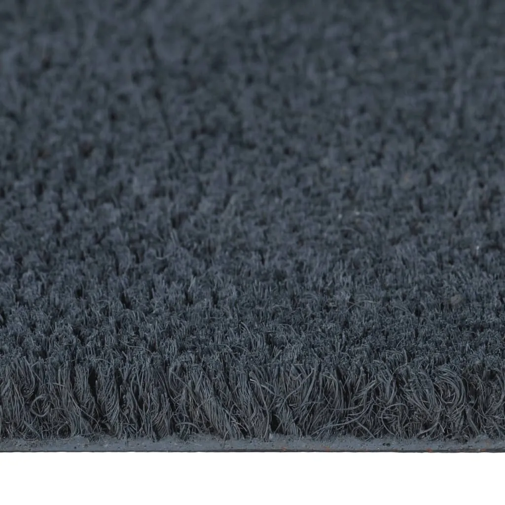 Door Mat Dark Grey 90x150 cm Tufted Coir