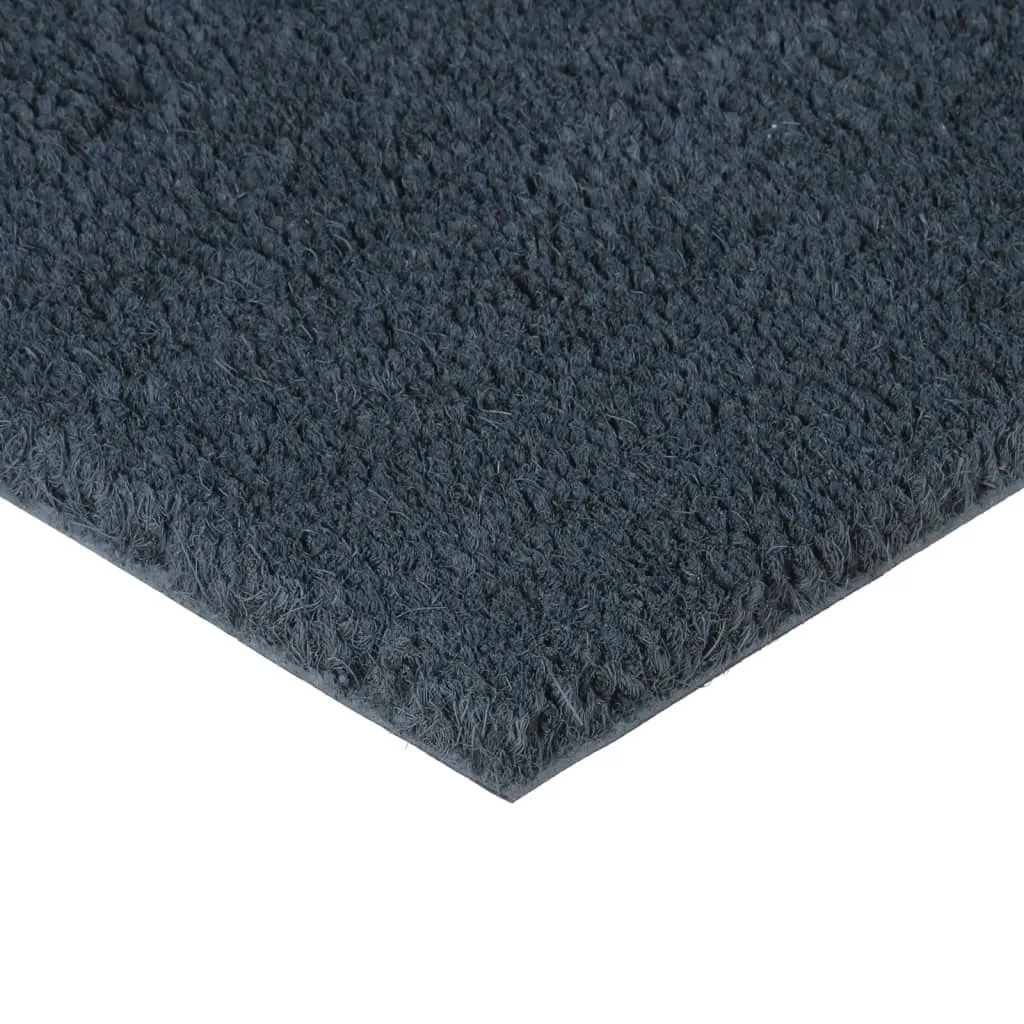 Door Mat Dark Grey 90x150 cm Tufted Coir