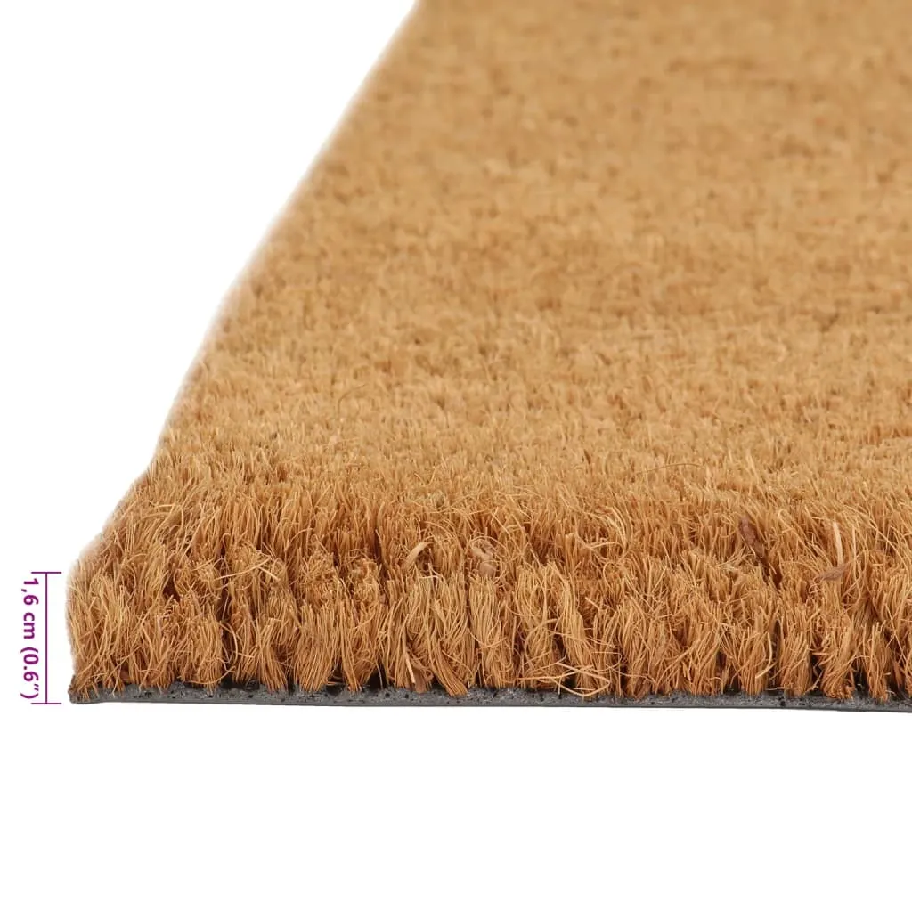 Door Mats 5 pcs Natural 40x60 cm Tufted Coir