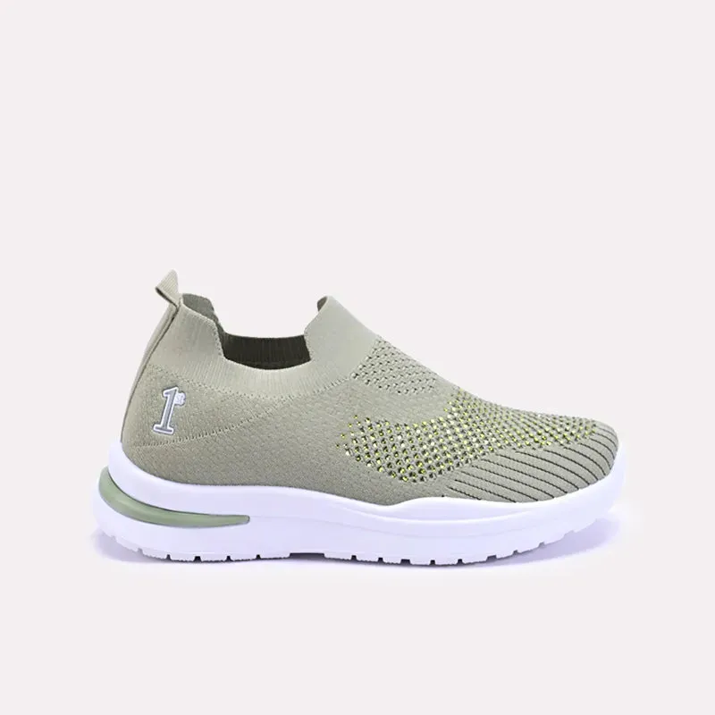 Ethelinda Green Slip On Sneakers 0440736