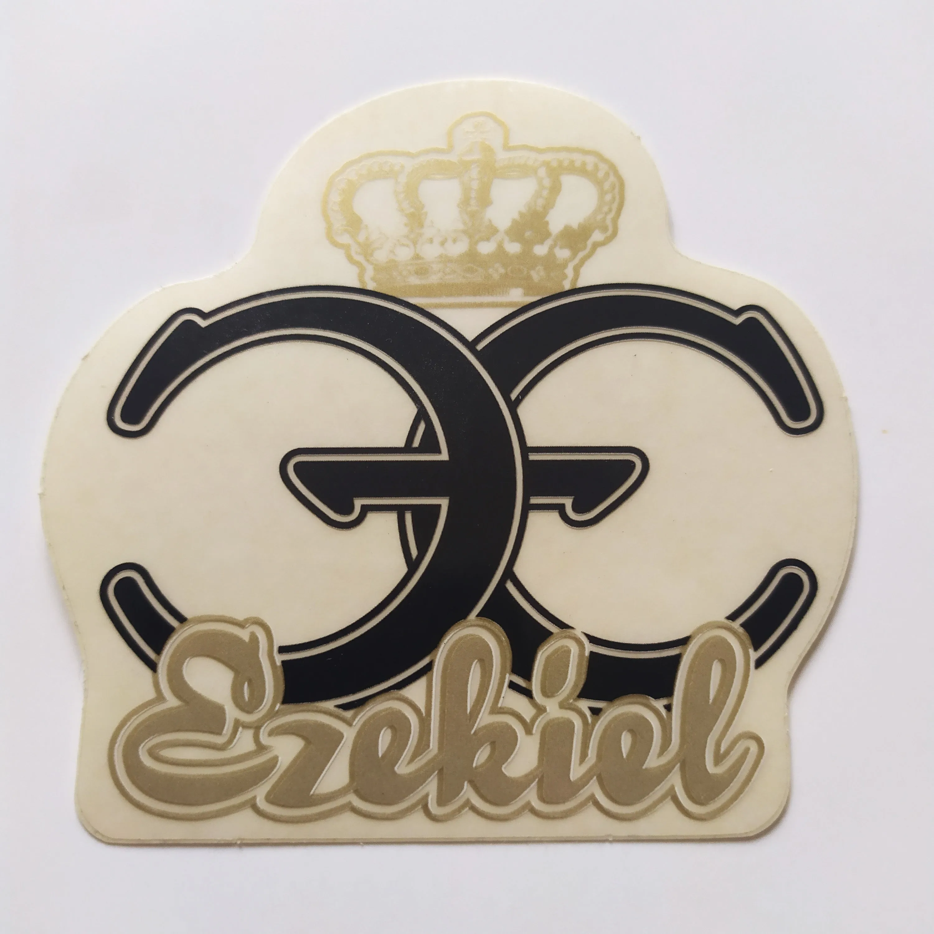 Ezekiel Old School Skateboard Sticker - 8cm across approx