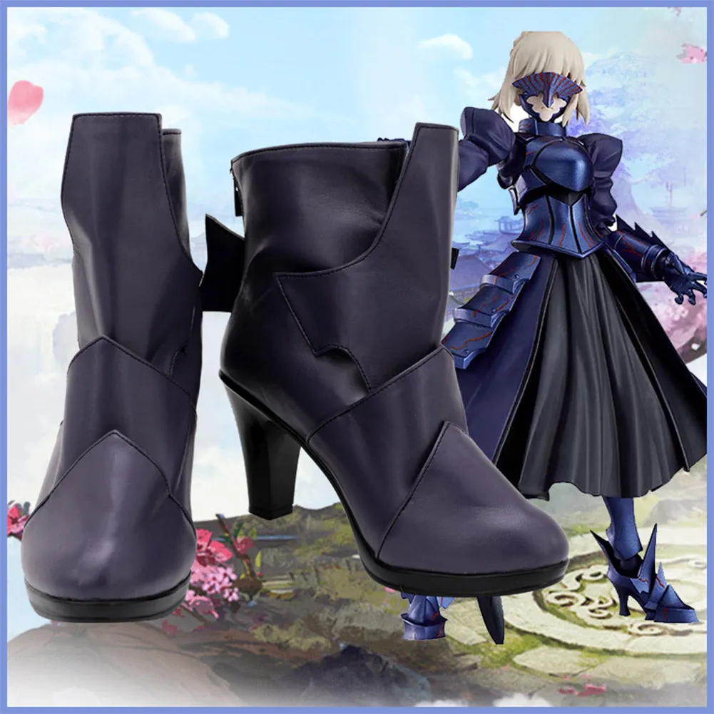 FGO Altria Pendragon Boots Halloween Costumes Accessory Custom Made Cosplay Shoes