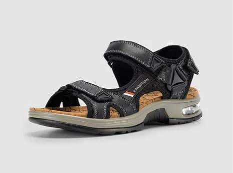 FitVille Men's UrbanStride Cushion Sandals