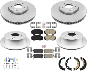 For 11-15 Sportage All Wheel Drive Improved Performance Disc Brake Rotors Pads