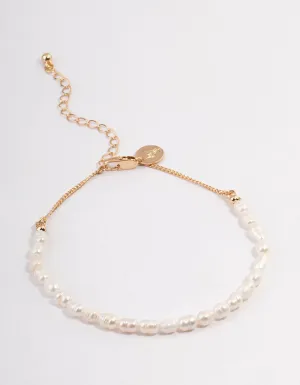 Freshwater Pearl Strand Anklet