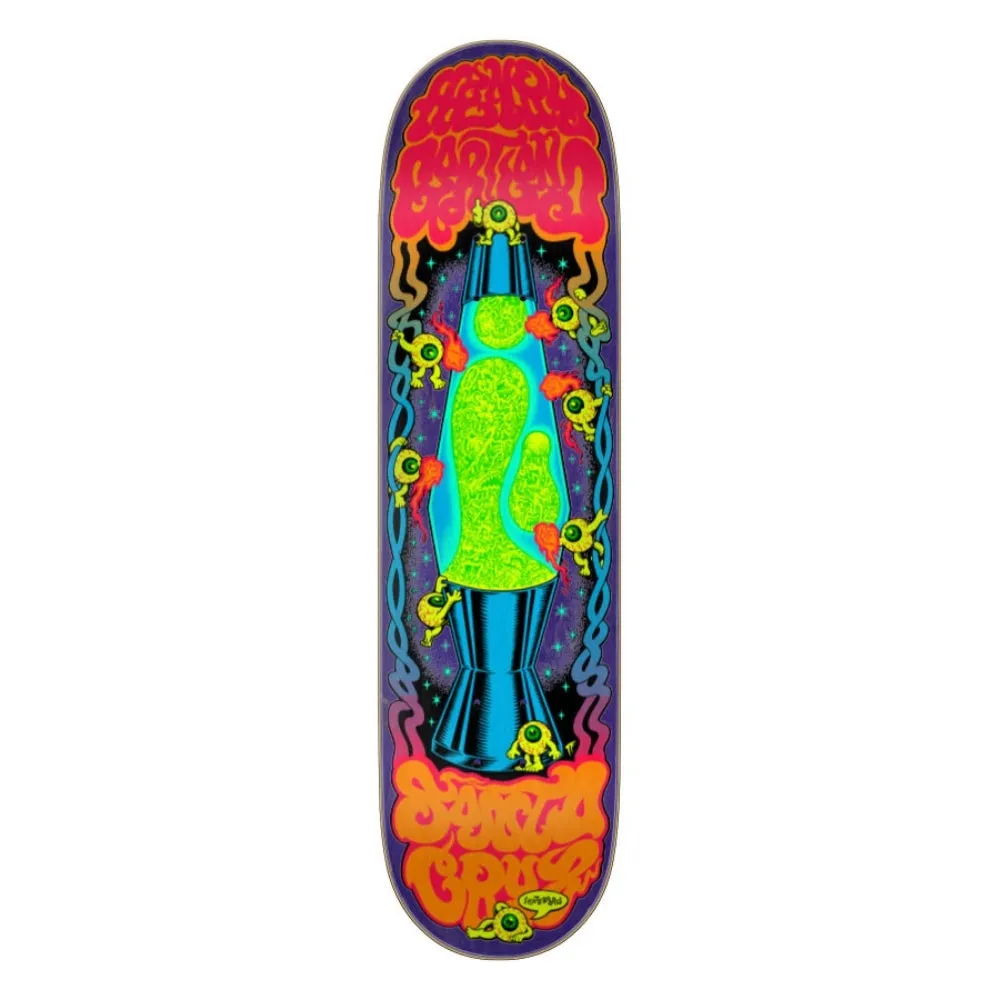 Gartland Lava Lamp White 8.28" Skateboard Deck