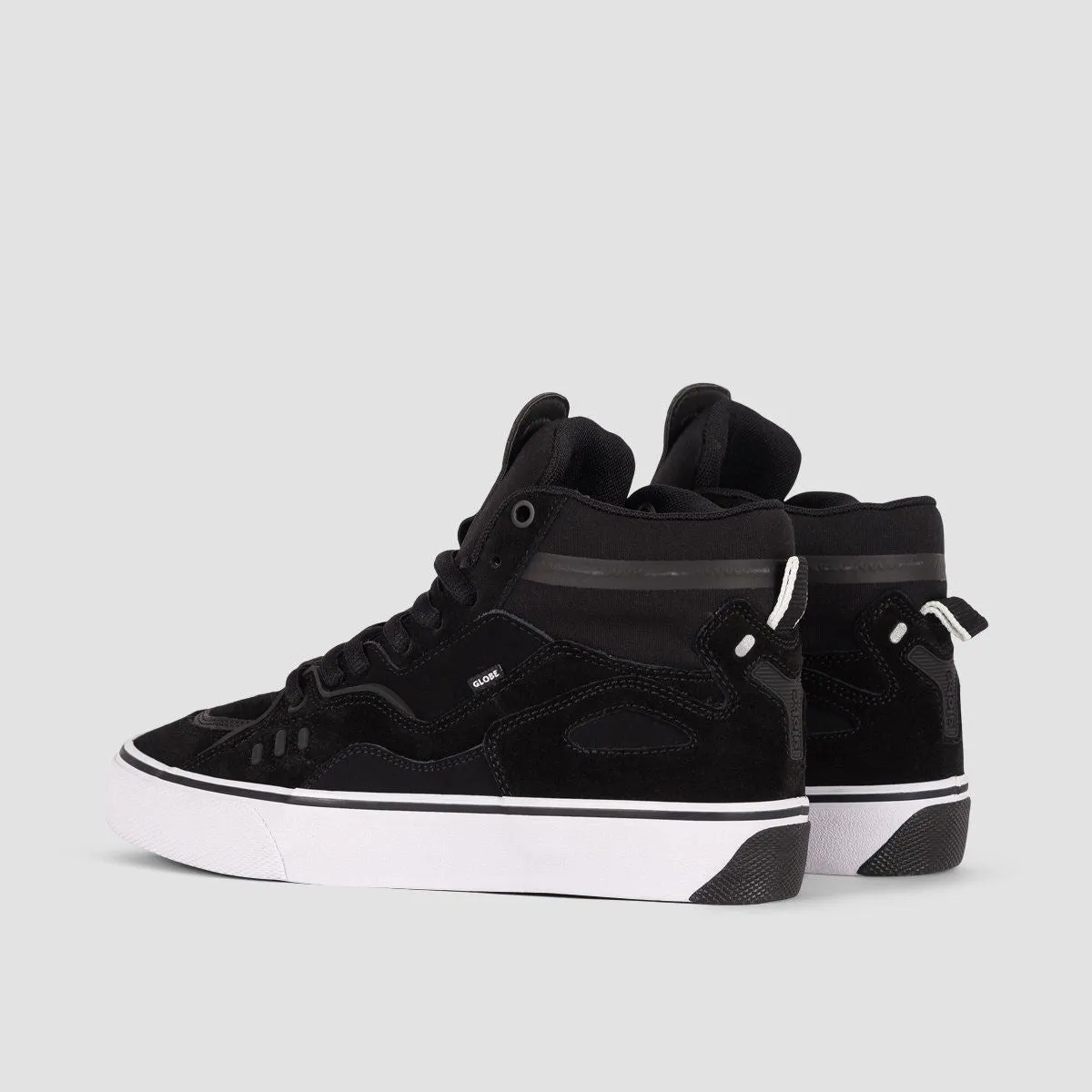 Globe Dimension High Top Shoes - Black/White/Gum - Kids