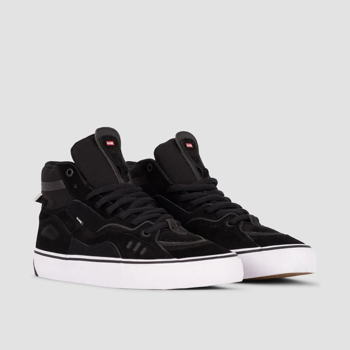 Globe Dimension High Top Shoes - Black/White/Gum - Kids