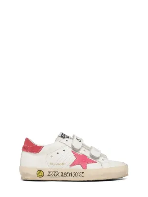 Golden Goose   Old school leather strap sneakers 