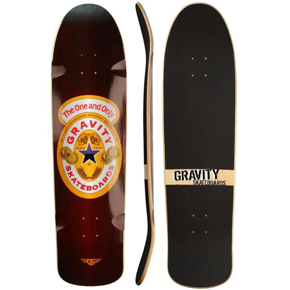 Gravity Brown Ale Pool Model skateboard 35 inch - Deck