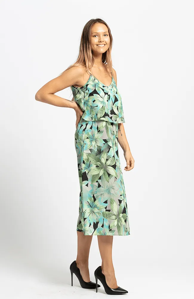 Green Print - Yasmina Dress