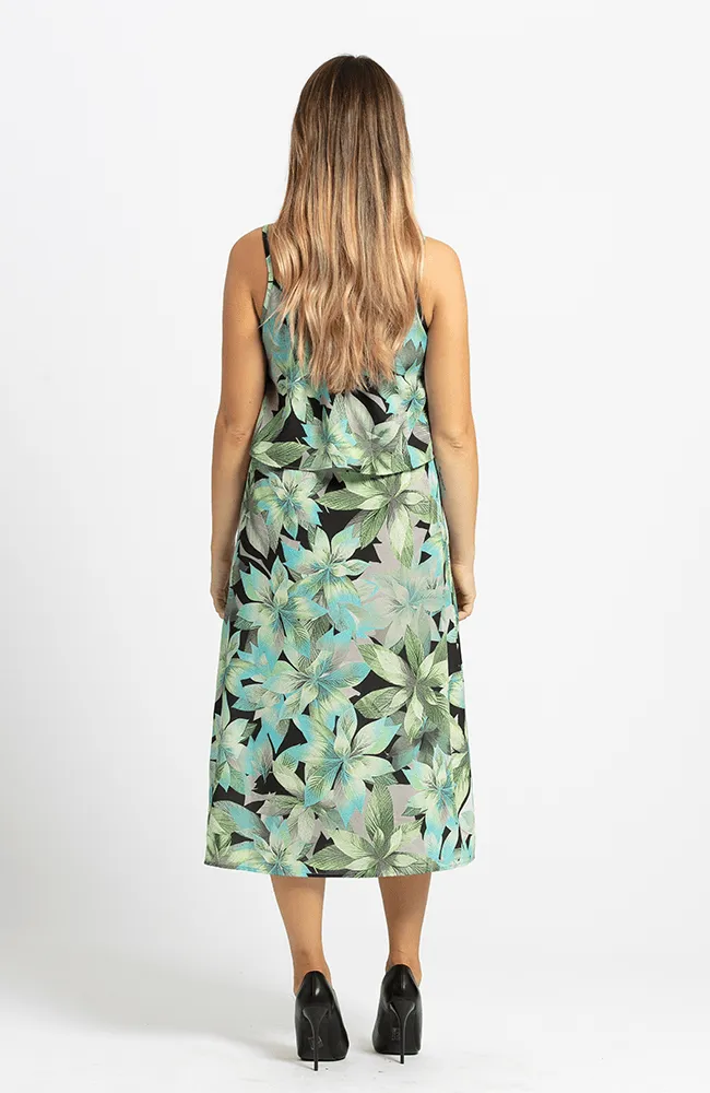 Green Print - Yasmina Dress