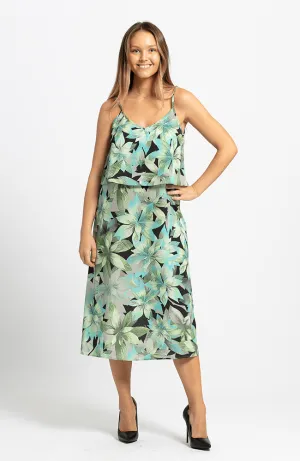 Green Print - Yasmina Dress