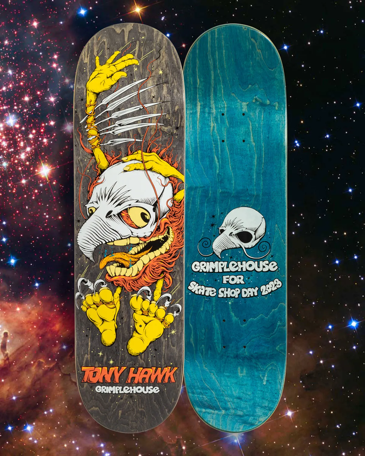 GRIMPLE STIX X TONY HAWK X SKATE SHOP DAY DECK