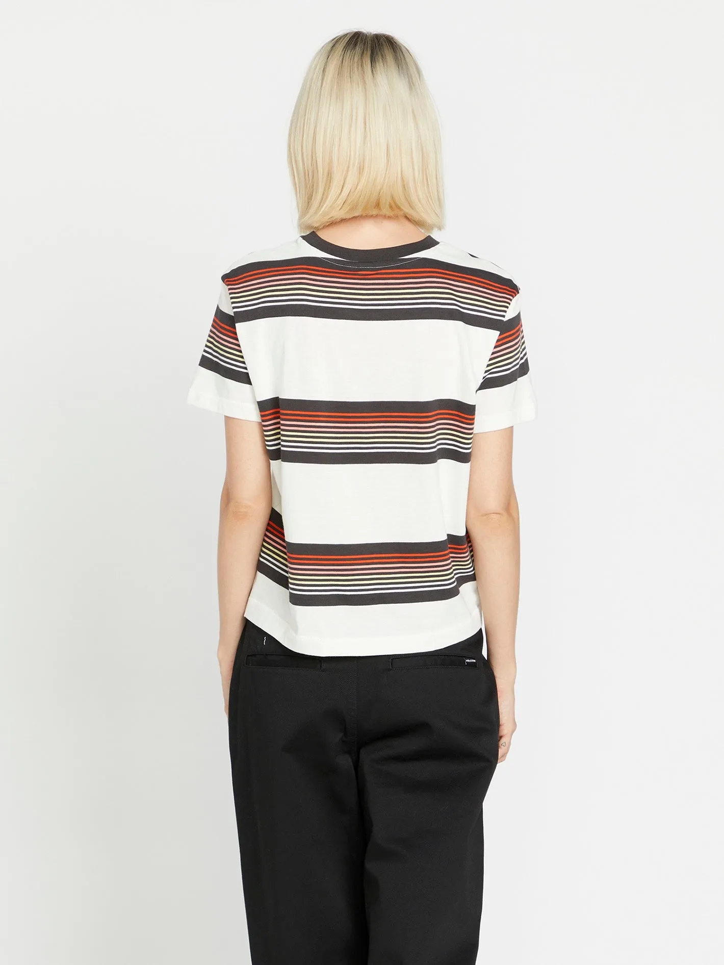 Halite Stripe Short Sleeve Shirt - Firecracker