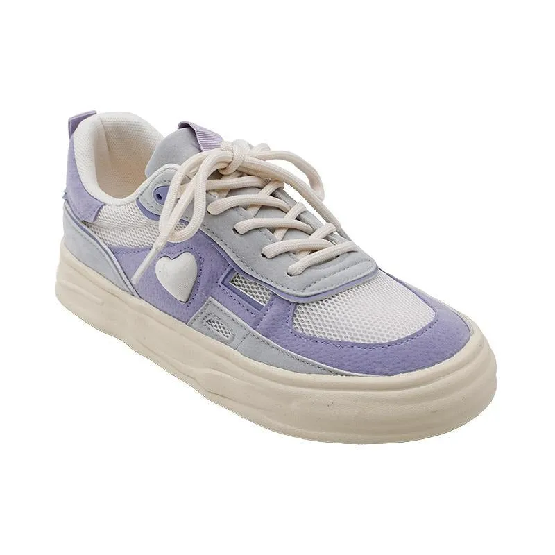 Heart Decor Casual Sneakers