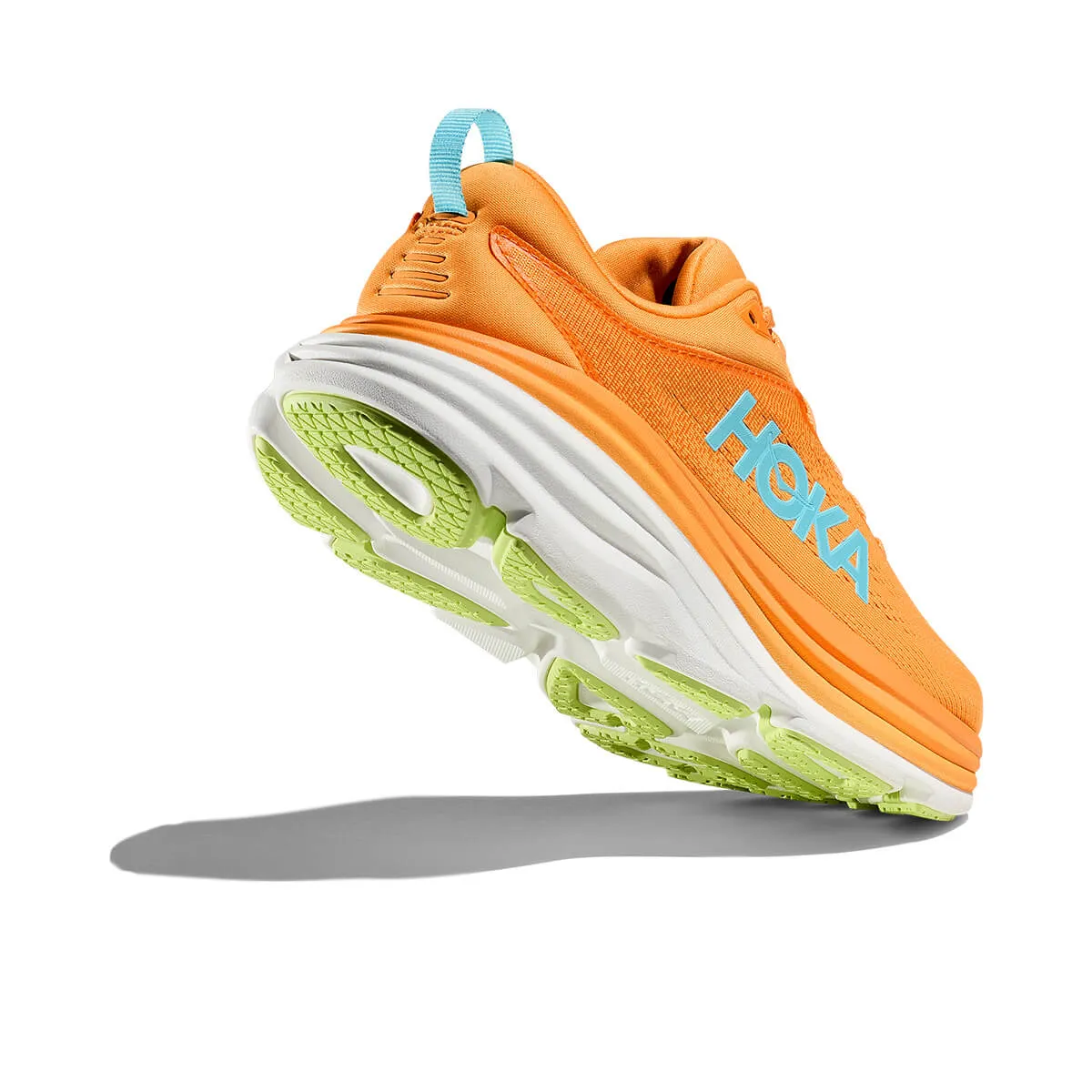 Hoka Bondi 8 Womens | Solar Flare / Lettuce