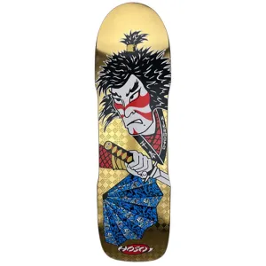 Hosoi 9" x 32.5" Lonny Hiramoto Samurai Gold Skateboard Deck