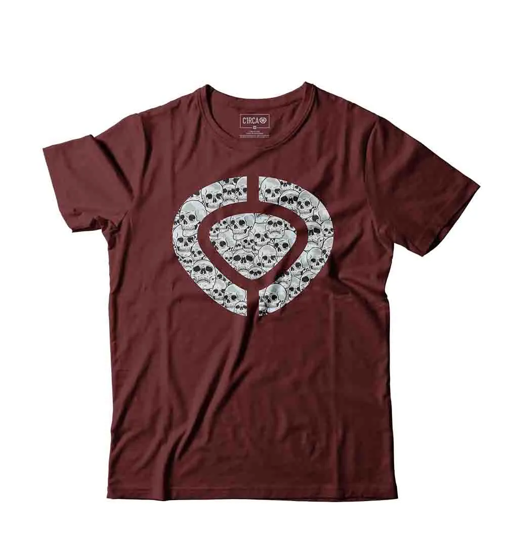 ICON SKULL T-Shirt - Maroon