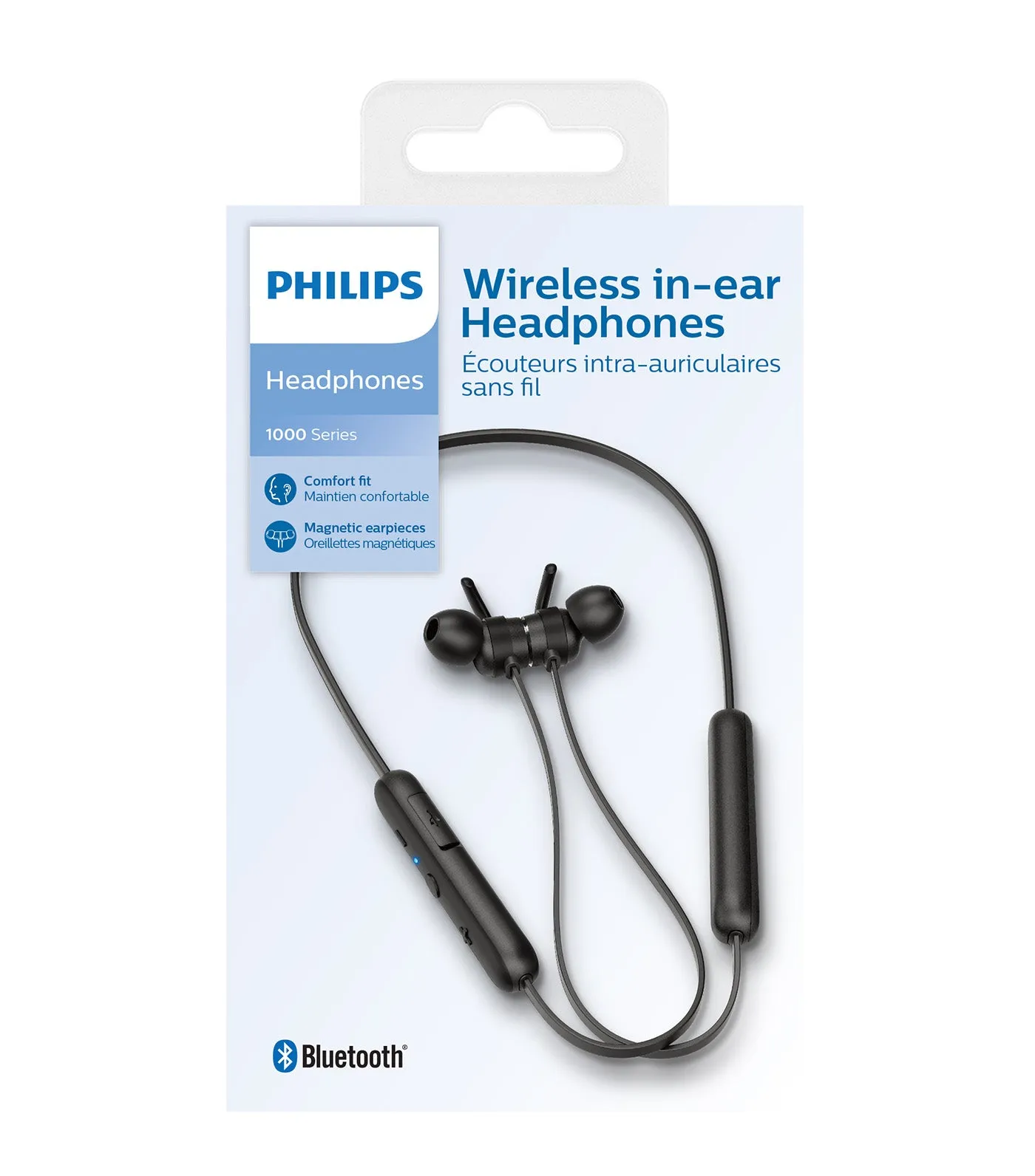 In-Ear Wireless Headphones with Mic Black