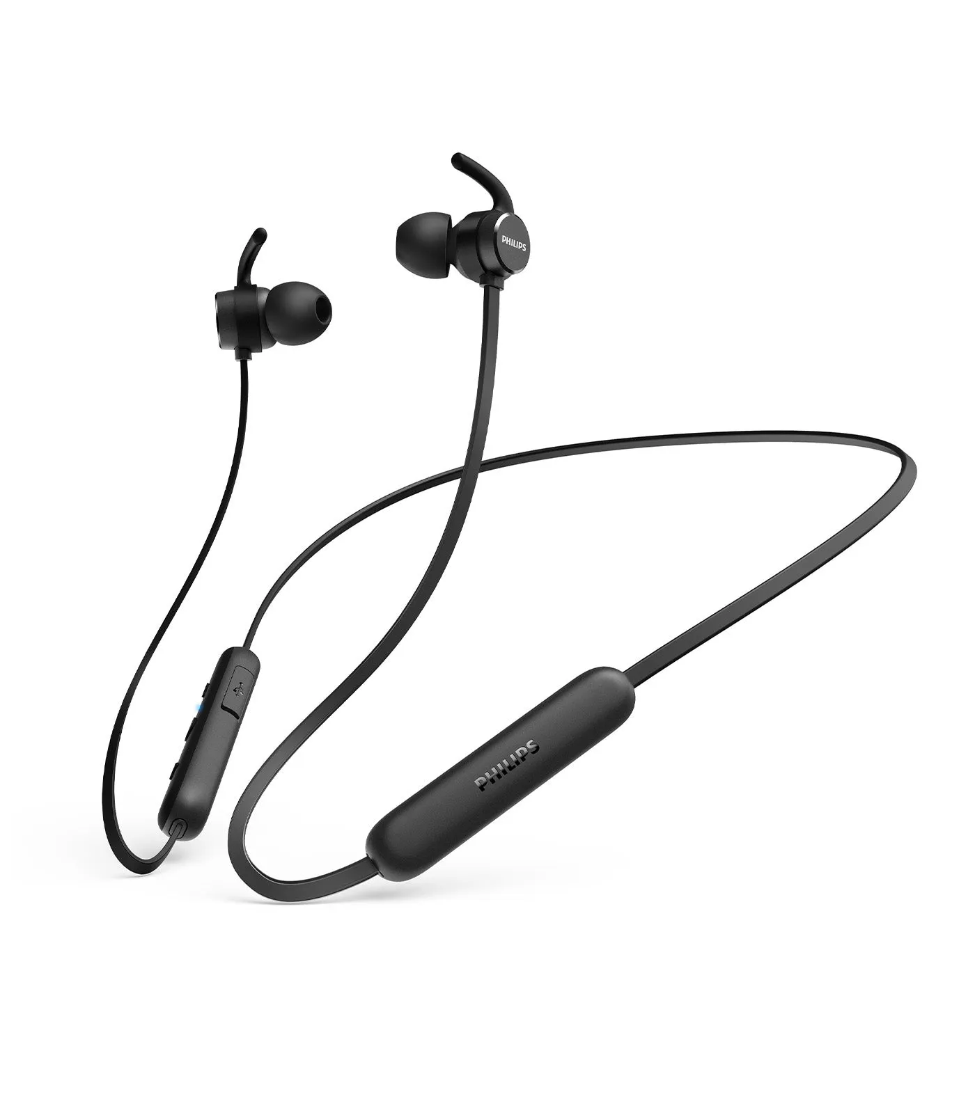 In-Ear Wireless Headphones with Mic Black