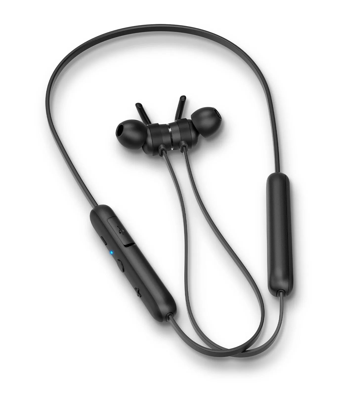 In-Ear Wireless Headphones with Mic Black