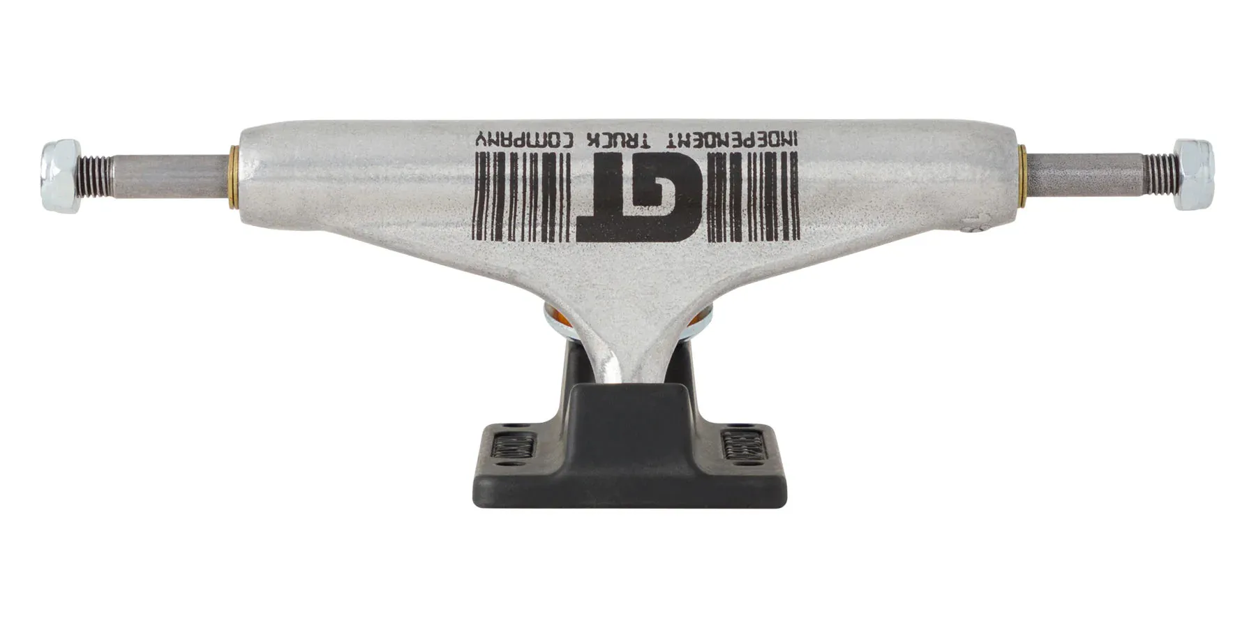 Independent Stage 11 Hollow Grant Taylor Barcode Standard Trucks - Silver/Black