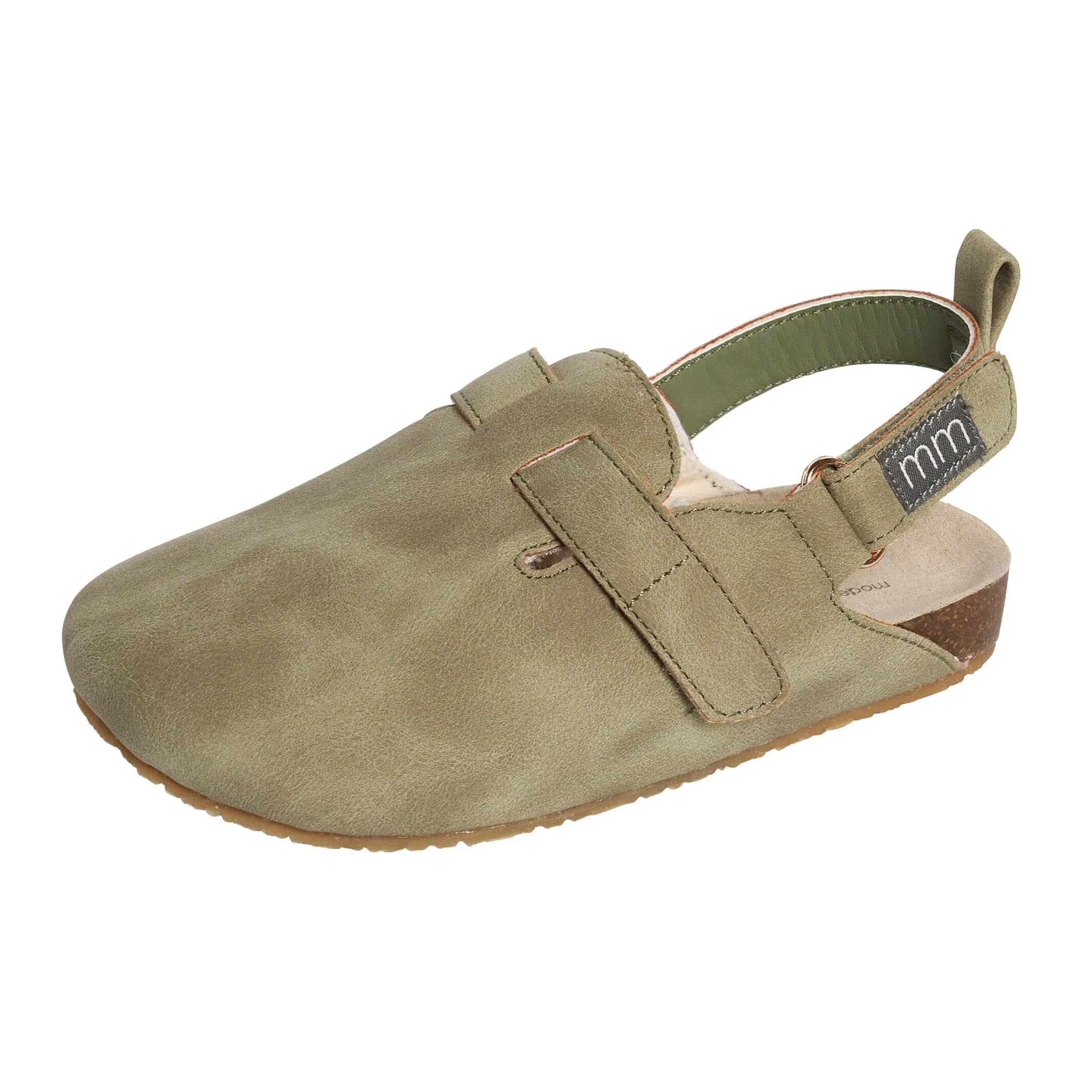 Infant & Toddler Neutral Dark Green Clog With Strap