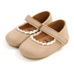 Infant/Toddler Girls Mary Jane Leather Shoes Size 12-18 Months